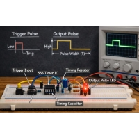 Monostable Multivibrator: Verk, hringrásarhönnun, formúla og notkun